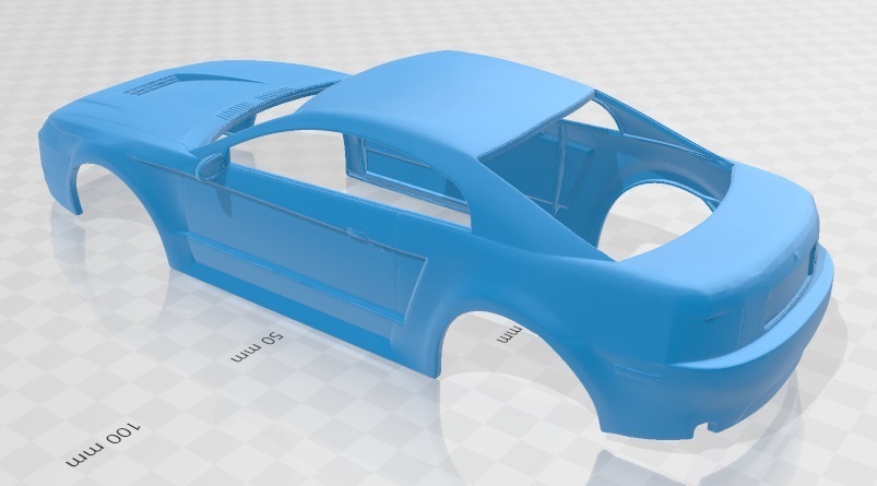 STL file Mustang Cobra 2000 Printable Body Car 🐎・Design to download and ...